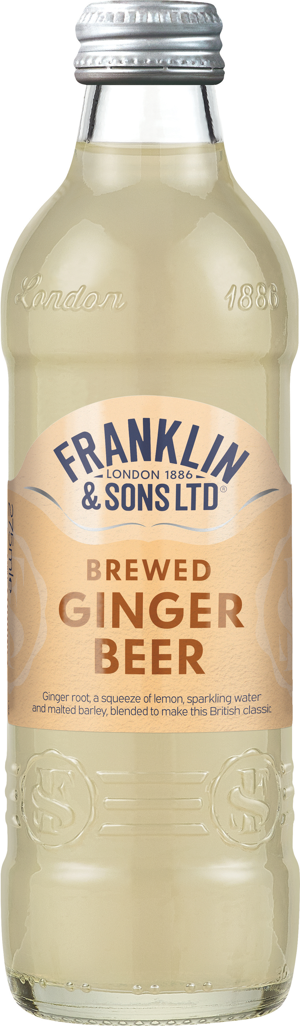 FRANKLINS GINGER BEER 275X12